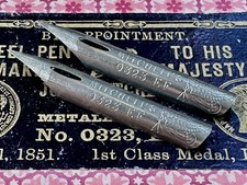 Two Vintage John Mitchell’s 0323 Fine Flex Dip Pen Nibs picture