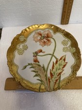 Very Rare Old Elite Works Limoges Hand painted Porcelain Plate picture