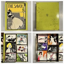 RARE Aubrey Beardsley THE SAVOY Art Tin With 12 Matchboxes Vintage Vandor Japan picture