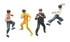 Palmetto Housewares Bruce Lee Figurine 4PCS Collection Set 4 Inch picture