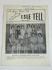 Isle Tell Okinawa Japan American Womens Newsletter June 1961 History Old Haebaru picture