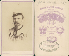 Franck, Paris, Pontifical Zouave Athanasius de Charette de La Contrie Vintage cdv picture