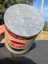 HTF Rare Scarce Double dot Pepsi cola one gallon syrup can lid  **Lid Only** picture