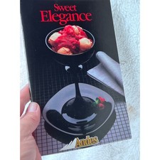 Vintage Unisex Andes Candies Sweet Elegance Recipe Booklet OS Black picture