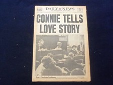 1959 APR 8 NEW YORK DAILY NEWS NEWSPAPER - CONNIE TELLS LOVE STORY - NP 6755 picture