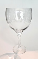 Orrefors Crystal Blown Glass Twisted Stemware Goblets Anne 16oz 7 7/8