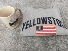 West Yellowstone XL T-Shirt & Coffee Mug Excellent Condition Priide & Adventure picture