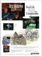 Vintage Print Ad 1998 Tex Murphy Overseer PC Game Original Promo Poster Art picture