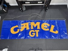 Authentic Original 1988 Camel GT IMSA Racing Track Banner 3x9 Vintage Vinyl picture