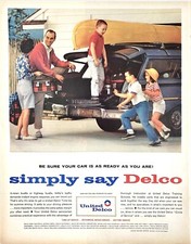 United Delco GM OEM Tune-Up Ease Of Mind Circle Of Service Vtg Magazine Print Ad picture