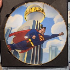 Superman Animated Bruce Timm Plate Warner Brothers Store 1996 picture