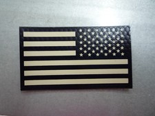 10 Pack Reverse USA Flag Tan on IR Magic Black Solas 3.5