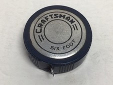 Vintage Craftsman 6 Ft. Tape Measure Flex Rigid Rule Patent 1964280 Stainless picture