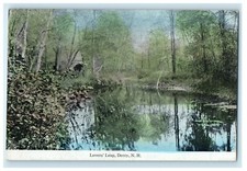 1912 Lover's Leap Derry New Hampshire NH Antique Unposted Postcard picture