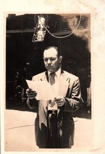 CUBA CUBAN SINGER MIGUEL ALFONSO POZO CLAVELITO PORTRAIT 1940s ORIG Photo MA8 picture