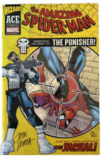 AMAZING SPIDER-MAN 129 Punisher COA SIGNED JOHN ROMITA LTD 500, Wizard Ace Ed. picture