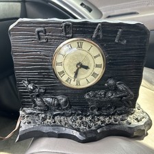 Vintage JGK Specialties Coal Miner Clock Lanshire Movement Electric picture