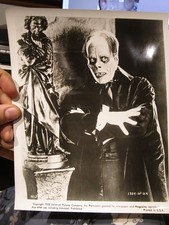 J26 Old Picture Photo LON CHENEY PHANTOM OF THE OPERA Movie Star Promo Celebrity picture
