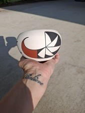 Vintage Brian Chino Acoma Pueblo Pottery Bowl - Signed Hand Coiled Polychrome picture