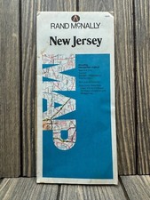 Vintage Rand McNally New Jersey Map Including NYC Metro Area 1995 Edition picture