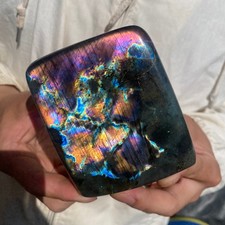 1.8lb Rare Natural Gorgeous Labradorite Quartz Crystal Stone Specimen Healing picture