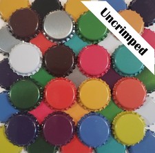 100 Colored Beer Bottle Caps for Brewing Homebrew Blue Red Pink Orange Yellow picture