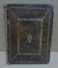 Antique Hebrew Judaica Torah Book Warsaw Poland 1874 Leather Bound picture