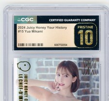 Ⓡ【Yua Mikami】【CGC Pristine 10】2024 Juicy Honey Your History #15 picture