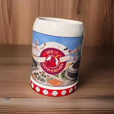 1992 Budweiser St. Louis Cardinals Baseball 100th Anniversary Beer Stein Mug picture