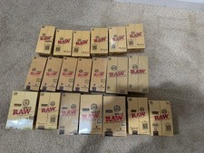 Lot Of 20 Raw boxes Papers & Tips all new sealed artesano, perfecto, 1 1/14   picture