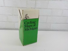 Complete VINTAGE Boxed Set 48 CYCLING MAPS Of MICHIGAN 1979 picture
