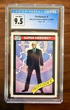 Professor X 1990 Marvel Universe Card #7 CGC 9.5 GEM MINT 10 picture