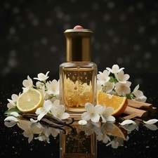 Jasmine White 🍃 Essential Oil Perfume. Uncut 100% Pure No-Alcohol Attar Oil 6ml picture