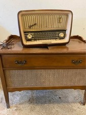 Telefunken Gavotte 5253W Tube Radio AM FM SW Working Vintage West Germany MCM picture