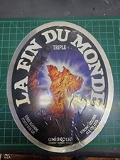 Unibroue LA FIN DU MONDE  18X14
