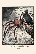 ⚔️ 1915 L'Entente Cordiale Vintage Art Print - 24x36” Premium Matte Finish picture