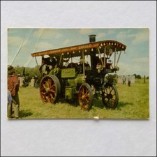 Aveling and Porter Showman's Tractor No. 7612 Enfield F 5218 Postcard (P364) picture