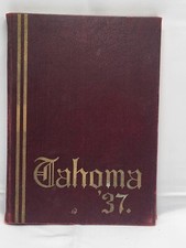1937 TAHOMA STADIUM HIGH SCHOOL YEARBOOK - TACOMA WASHINGTON SPORTS FOOTBALL. picture
