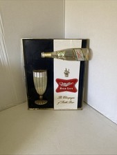 Vintage 1950’s Miller High Life Motion Light Face Plate Only 16x13  picture