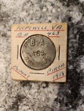 DuPont Vintage 1918 Hopewell VA B.A. Patent Coin picture