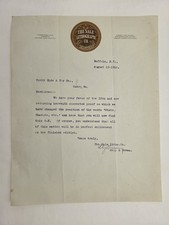 1912 antique SALE LITHOGRAPH CO buffalo ny PRINTING PROOF corry pa LETTERHEAD picture