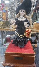 Vintage Sankyo Shoji Doll Music Box Automata Sylvaine Plays 