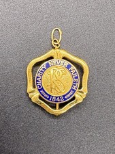 Vintage LDS Relief Society Charity Never Faileth 1842 RS Brooch Pin Pendant picture
