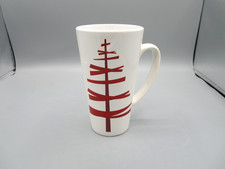 Starbucks Christmas White Red Stick Tree Coffee Tea Tall Mug 2012 16 oz (731) picture