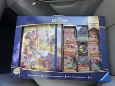 Disney Lorcana Best Buddies Bundle Wilds Unknown Booster Packs Binder Pin Sealed picture