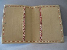 RARE ANTIQUE WWII WRITING MATERIAL FOLDER/CASE HANDMADE REFUGEE CAMP DENMARK picture