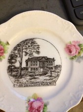 5.25” Diameter Plate . PUBLIC LIBRARY GRAND RAPIDS MINN, MN 1900’s  picture