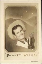Vintage RPPC Smokey Warren CBS RADIO COWBOY VOICE ACTOR picture