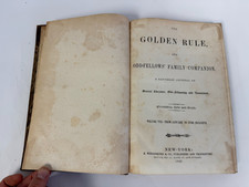 1848 The Golden Rule Odd-Fellows Family Companion Antique Journal VOL VIII Book picture