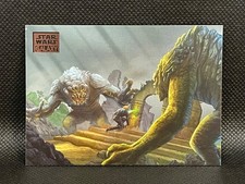 2012 Topps Star Wars Galaxy 7 New Visions #766 Pursued by Rancors Luke Skywalker picture